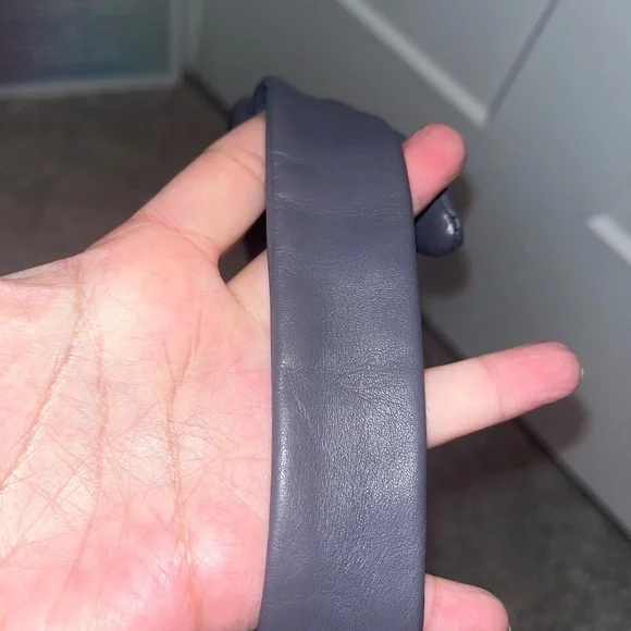 Vintage Chloe’ Grey Suede & Leather Shoulder Bag - Picture 6 of 16